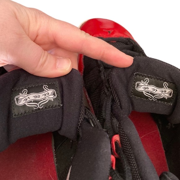 AIR Jordan 6 Rings Fitness Red Black Shoes 323419-060 - Picture 9 of 10